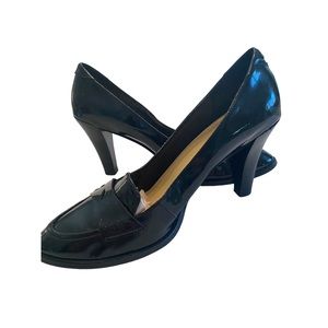 Chadwick Women’s Black Patent Leather High Heels (8.5)
